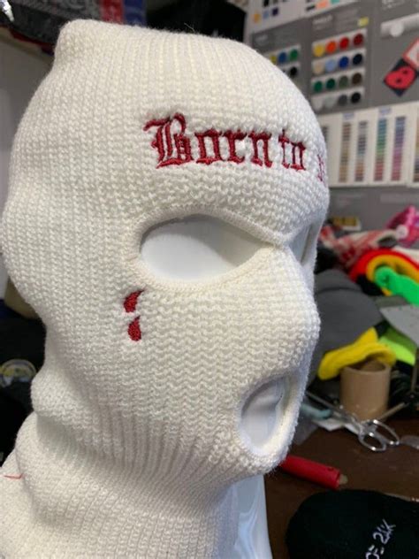 Personalized Ski Mask Embroidered Face Mask Balaclavas Etsy Ski