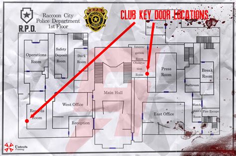 Resident Evil 2 Remake Club Key Location And Club Key Doors