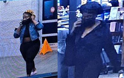 bay minette police seeking the public s assistance identifying two theft suspects