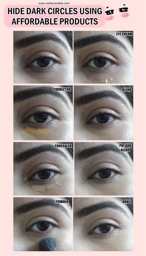 How To Conceal Dark Circles Using Affordable Products