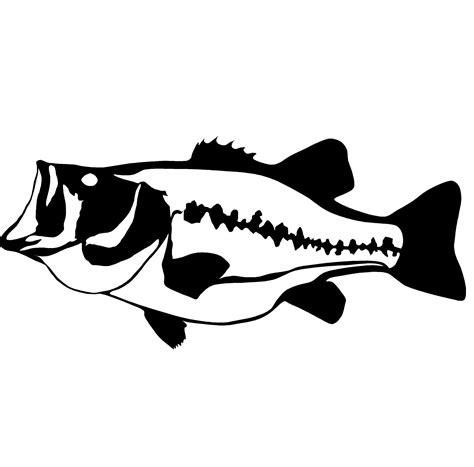 Bass Fishing Decal