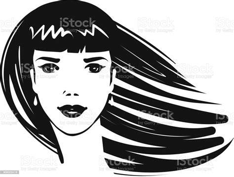 Portrait Of Beautiful Girl Young Woman With Long Hair Beauty Salon Spa