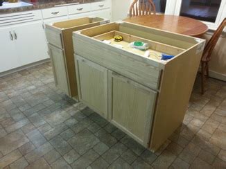 Cut base kitchen cabinet carcass pieces. DIY Impressive Ideas to Build Small Functional Kitchen Island Cabinets - Decor Units