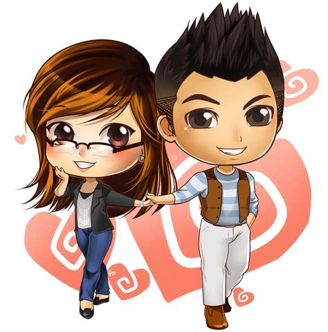 Commission Chibi Couple 1 By Ernz1318 On Deviantart