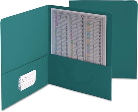 Smead 87867 Two Pocket Folder Textured Heavyweight Paper