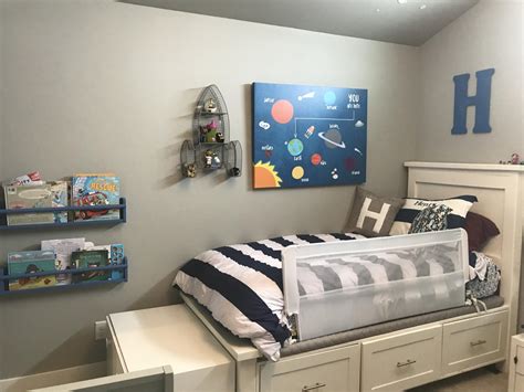 A tremendous amount of useful storage space is obtained by adding the drawers underneath the bed. Farmhouse Twin bed with storage | Ana White