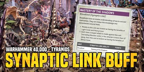 Warhammer 40k Tyranids Get A Boost To Their Synaptic Links Bell Of