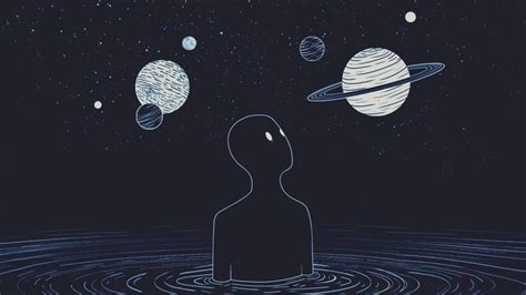 A Fool Moon Night Space Traveler Art 1080p Wallpaper Hdwallpaper