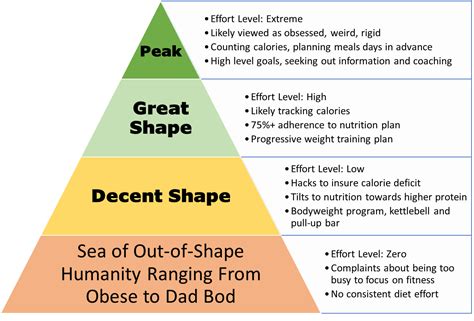 Hierarchy of Fitness | DadLifting Levels and Effort to Achieve