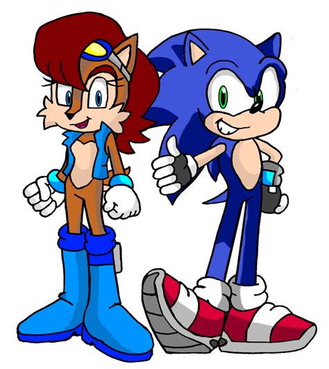 Commission Sonic And Sally By Frostthehobidon On Deviantart