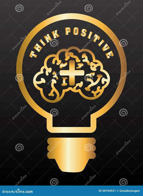 Think Positive Stock Vector Illustration Of Positive 50194931