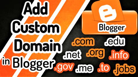 How To Add A Custom Domain On Blogger
