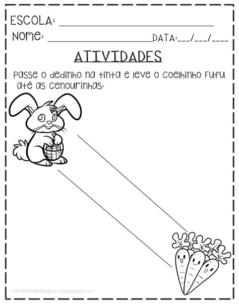 Atividade Pascoa Maternal 2