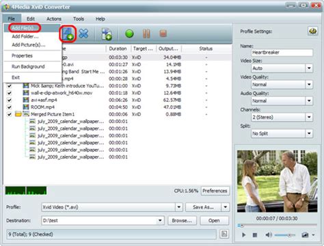 How To Convert Video To Xvid Format