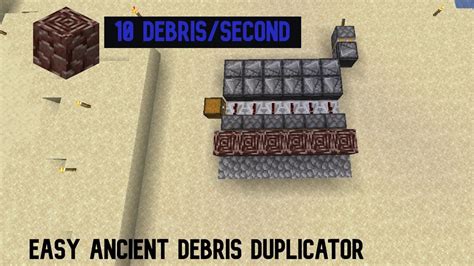 How To Makefind Unlimited Ancient Debris Ancient Debris Duplicator