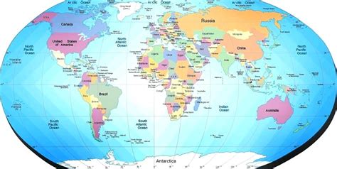 World Map With Countries