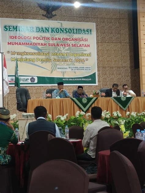 Seminar Dan Konsolidasi Ideologi Politik Dan Organisasi Muhammadiyah