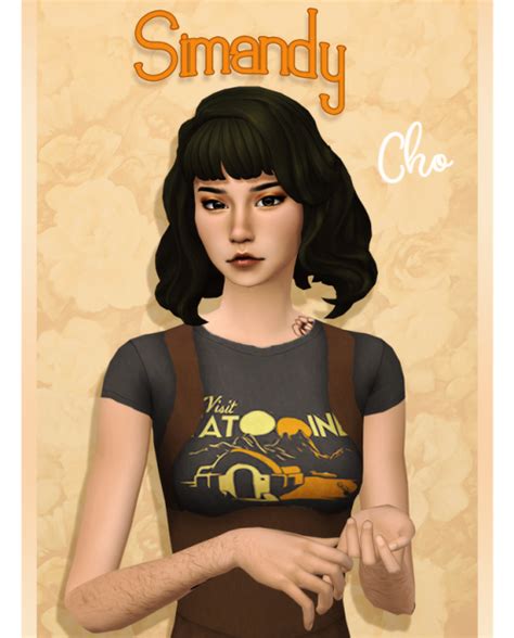Janelovesims Recolour 35 Simandy Cho Hair Love 4 Cc Finds Sims