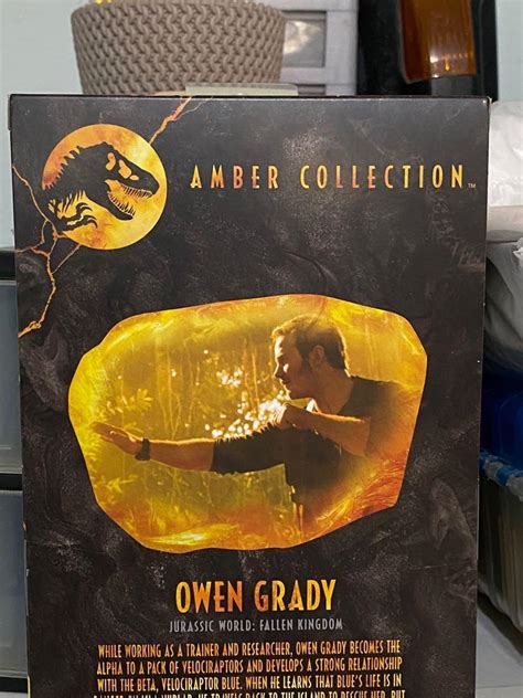 Jurassic World Owen Grady Inch Scale Amber Collection Action Figure