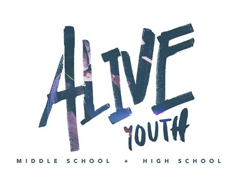 Alive Youth By Kirsten Reilly Church Graphic Design Church Design