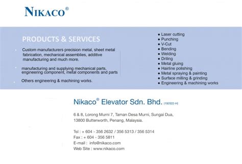 Mbf is a well known independent lift maintenance company in malaysia. NIKACO ELEVATOR SDN BHD (Butterworth, Malaysia) - Contact ...