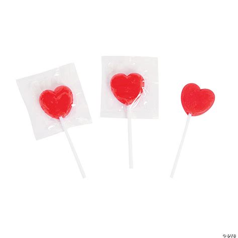 Mini Heart Lollipops