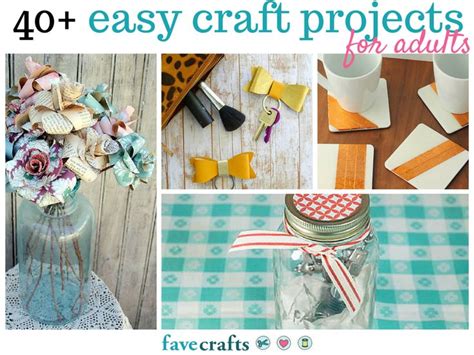 44 Easy Craft Projects For Adults Craft Projects For Adults Arts And