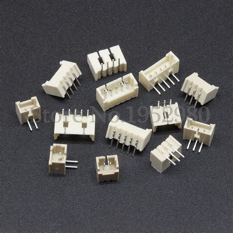 10 Pcs 125mm Pitch Connector Micro Jst Vertical Right Angle Pin 234