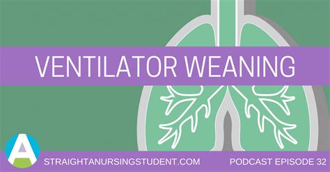Ventilator Weaning Starts At Intubation Episode 32 Straight A Nursing