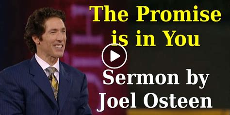 Joel Osteen May 02 2020 Sermon The Promise Is In You