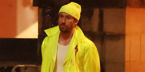 Ryan Gosling Yells In Yellow For ‘the Fall Guy Aaron Taylor Johnson Ryan Gosling Stephanie