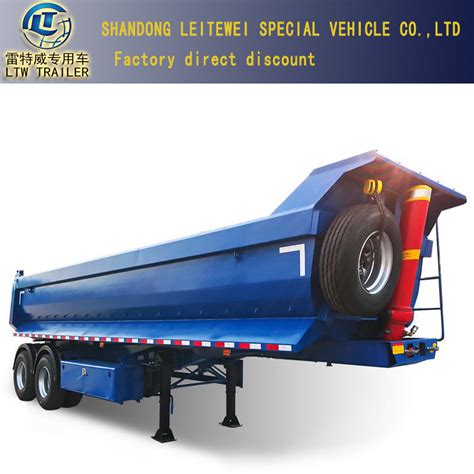 Heavy Duty Cubic Meter Tons Tipper Trailer Tractor Truck