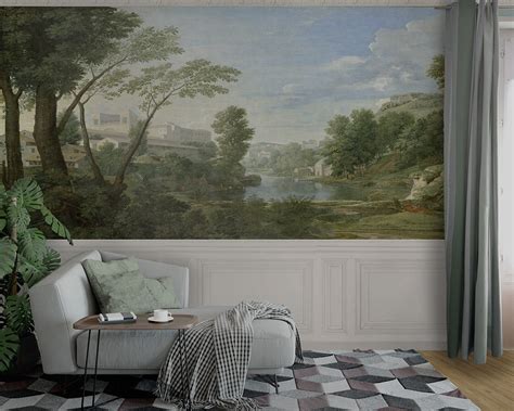 Top Vintage Landscape Mural Wallpaper Best In Coedo Com Vn