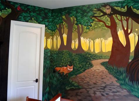 Take a break from the stresses and us $33.0 |custom 3d mural wall paper three dimensional large mural wallpaper trees bedroom living room sofa 3d photo wallpaper 20155069. The Talking Walls: Fantastical Forest Nursery Mural... D.O ...