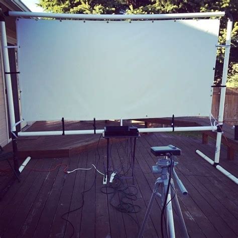 Diy Outdoor Projector Screen Stand Qdiyb