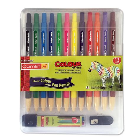 Camlin Kokuyo Color Pen Pencils Multicolour Pack Of 12