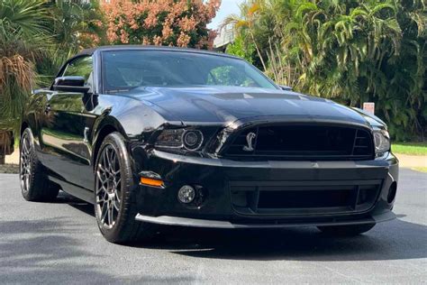 6k Mile 2013 Ford Mustang Shelby Gt500 Convertible For Sale On Bat