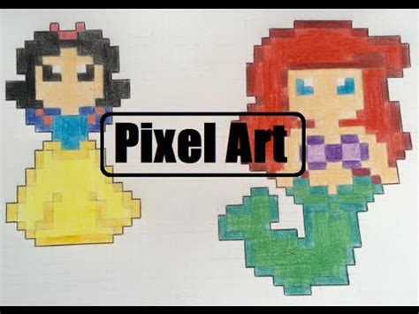 La résolution indique le nombre de pixels par unité de longueur sur un support physique comme cette feuille de papier. Princess version PIXEL ART ! ️ - YouTube