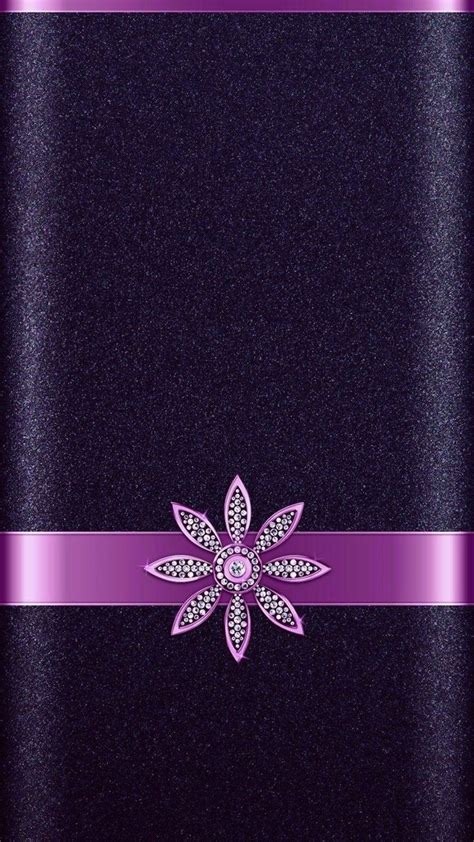 Decadent Purple Floral Wallpaper Xperia Wallpaper Smartphone
