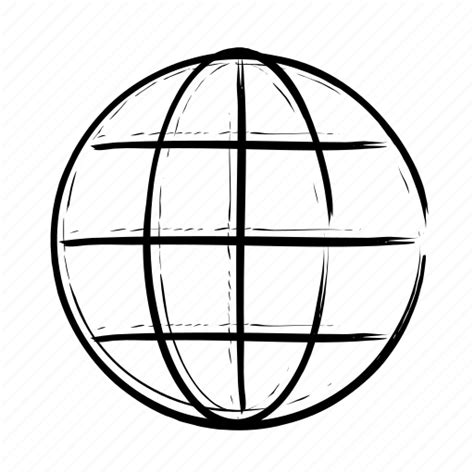 Circular Circular Grid Earth Globe Globe Grid Icon Download On