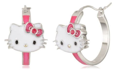 Hello Kitty Earring Hello Kitty Jewelry Hello Kitty Earrings Pink Hello Kitty