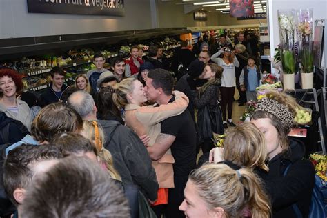 Lesbian Kissing Flash Mob Invade Sainsburys Mirror Online