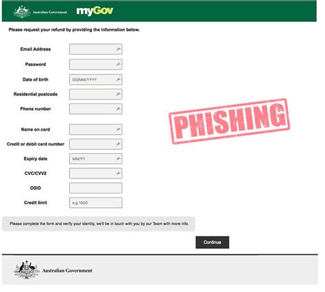 However, as i learned last time, a common type of credit card fraud is that they have your info and then create fake cards that they use for transactions. Fake myGov Tax Refund Email Scam - Cyber Crime Event Insurance