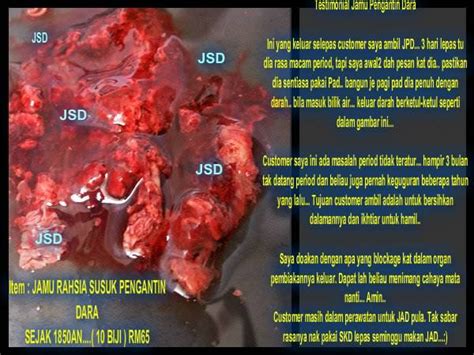 Bammm! ina terus menghempas pintu dan termenung seketika. GDolly Jamu Susuk Dara ~ Stokis Online: PERIOD TIDAK ...