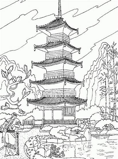 Chinese Drawing Ancient Coloring Pages Dragon Getdrawings
