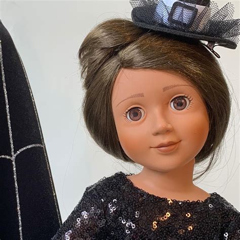 Finishing Touches On This Glamorous Halloween Costume Julia Doll Is From Carpatina ️👻