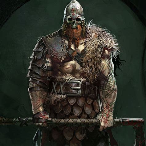 Vikings Raider Designs Done At Ubisoft For For Honor Viking Character