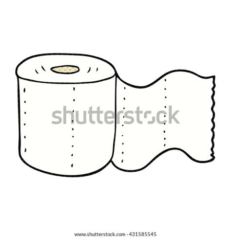 Freehand Drawn Cartoon Toilet Paper Stock Vector Royalty Free