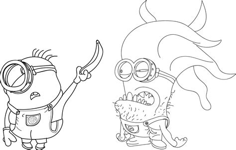 Download 264 Minion Likes To Eat Bananas Coloring Pages Png Pdf File