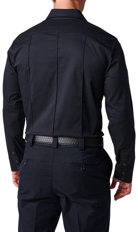 5 11 tactical men s stryke pdu class a twill long sleeve uniform shirt 72546 shop la police
